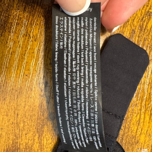 Chantal Thomass Lace Floral Bra 34D EUR 75 D Ruffle Lace Up Balconette Underwire - Picture 5 of 8